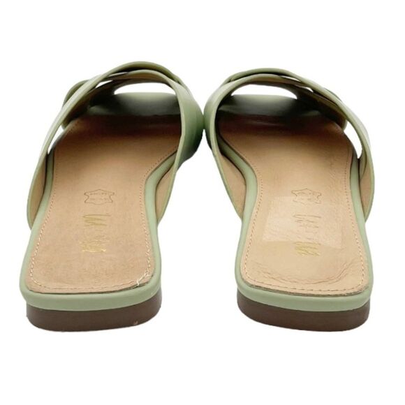 NEW Mi.iM Reece Woven Leather Mint Green Pistachio Open Toe Slide Size 7.5 NWOB - Picture 10 of 16